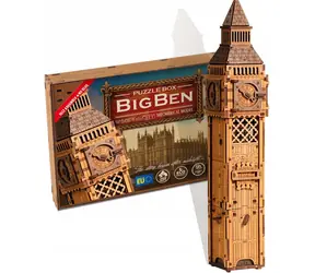 Wooden City 3D-Holzpuzzle Escape-Puzzlebox: Big Ben / 269 Teile / ab 15 Jahren