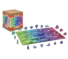 Wooden City Holzpuzzle Korallenriff 2in1 / 400 Teile / ab 8 Jahren