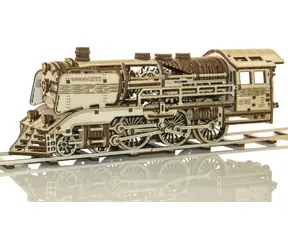 Wooden City 3D Holzpuzzle Express mit Gleisen / 400 Teile / ab 14 Jahren