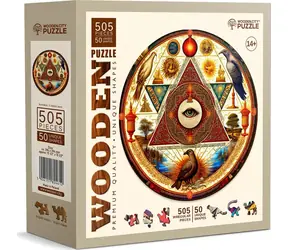Wooden City Holzpuzzle „Auge des Universums“ / 505 Teile / ab 10 Jahren