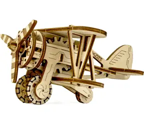 Wooden City 3D-Holzpuzzle Doppeldecker / 63 Teile / ab 14 Jahren