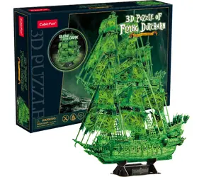 CubicFun 3D-Puzzle Segelschiff „Der Fliegende Holländer“ (leuchtet im Dunkeln) / 360 Teile / ab 8 Jahren