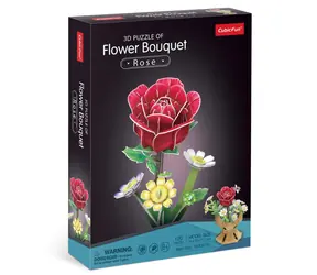 CubicFun 3D-Puzzle Rosenstrauß / 120 Teile / ab 8 Jahren