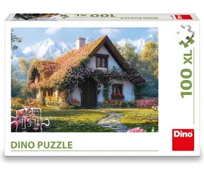 Dino Hütte im Tal / 100 Teile / XL / ab 5 Jahren