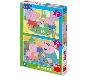 Dino Peppa Pig: Zuhause / 24+48 Teile / ab 4 Jahren