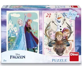 Dino Frozen: Anna und Elsa / 2 x 77 Teile / ab 5 Jahren