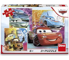 Dino Cars: Freunde / 3 x 55 Teile / ab 5 Jahren