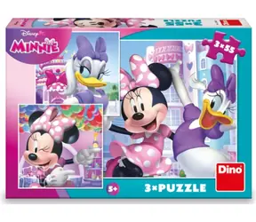 Dino Minnie und Daisy / 3 x 55 Teile / ab 5 Jahren