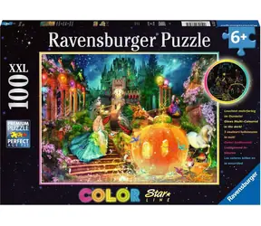 Ravensburger Cinderella Leuchtpuzzle XXL / 100 Teile / ab 6 Jahren