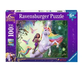 Ravensburger Kinderpuzzle Einhorn- Academy - Sophia und Wildstar / 100 Teile / ab 6 Jahren