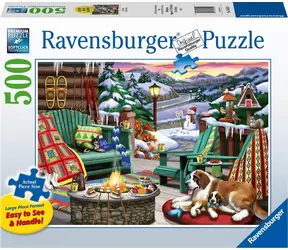 Ravensburger Puzzle Gemütliche Orte: Den ganzen Tag XXL / 500 Teile / ab 12 Jahren