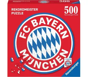 Ravensburger Rundpuzzle FC Bayern Logo / 500 Teile / ab 12 Jahren