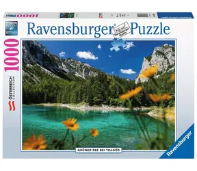 Ravensburger Puzzle Grüner See, Tragöß, Österreich / 1000 Teile / ab 14 Jahren