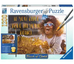 Ravensburger Puzzle „Ein Hauch von Gold“ - Zeig Liebe / 1200 Teile / ab 14 Jahren