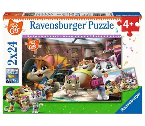 Ravensburger Puzzle 44 Katzen / 2x24 Teile / ab 4 Jahren