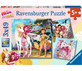 Ravensburger Puzzle Mia und ich / 3x49 Teile / ab 5 Jahren