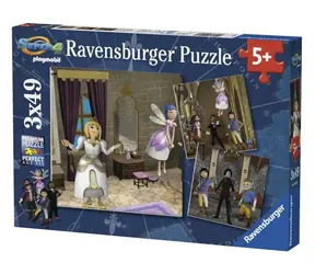 Ravensburger Puzzle Playmobil Königliche Hochzeit / 3x49 Teile / ab 5 Jahren