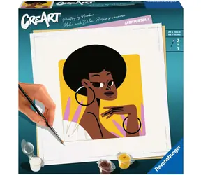 Ravensburger CreArt Frauenporträt - Malen nach Zahlen / ab 12 Jahren