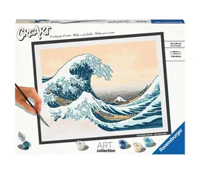 Ravensburger CreArt ART Collection - Die große Welle (Hokusai) - Malen nach Zahlen / ab 14 Jahren