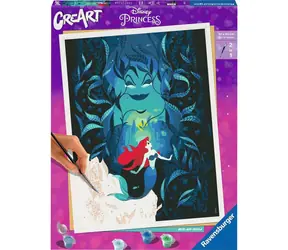 Ravensburger CreArt Disney Ariel und Ursula - Malen nach Zahlen / ab 14 Jahren