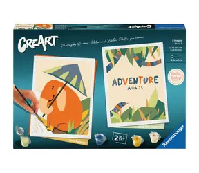 Ravensburger CreArt Hello Baby Safari Set - Malen nach Zahlen / ab 12 Jahren