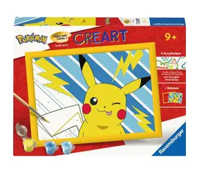 Ravensburger CreArt Freches Pikachu - Malen nach Zahlen / ab 9 Jahren