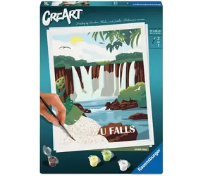 Ravensburger CreArt Iguazú-Wasserfälle - Malen nach Zahlen / ab 12 Jahren