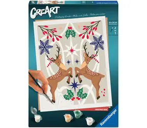 Ravensburger CreArt Weihnachtshirsch - Malen nach Zahlen / ab 12 Jahren