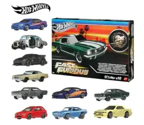Mattel Hot Wheels Fast and Furious JCT92 / 10 Stück / 1:64 / ab 3 Jahren