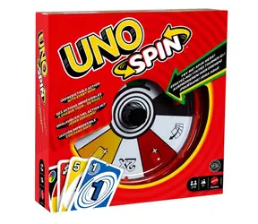 Mattel Kartenspiel UNO Spin JGR00 / 112 Karten und Roulette / ab 7 Jahren