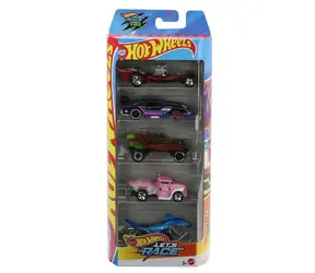 Mattel Hot Wheels Let's Race JLN13 Autos / 5 Stück / 1:64 / ab 3 Jahren