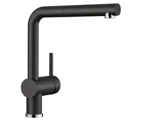 Blanco Linus S - Spültischarmatur mit Ausziehbrause, schwarz 