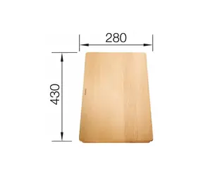 Blanco Zubehör - Schneidebrett Subline 280x430 mm Buche 