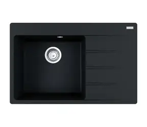 Franke Centro - Fragranite Spüle CNG 611-78 TL/2 78x50 cm Onyx 