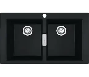Franke Sirius 2.0 - Tectonite Spüle S2D 620-86 86x50 cm schwarz 