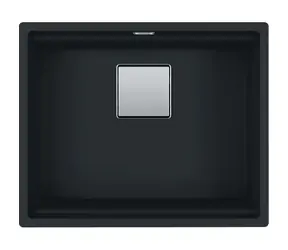 Franke Kubus 2 - Fragranite Spülbecken KNG 110-52 56x46 cm matt schwarz