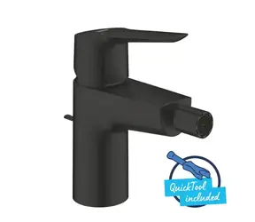 Grohe QuickFix Start - Bidet-Mischbatterie mit Auslauf, matt schwarz 