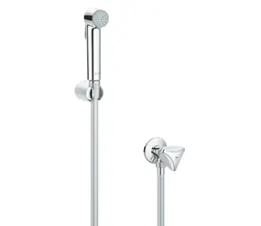 Grohe Tempesta - Wand-Eckarmatur mit Handbrause und Bidet, verchromt 