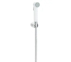 Grohe Tempesta-F - Bidetdusche mit Halterung und Schlauch 1,25 m, Chrom/Weiß 