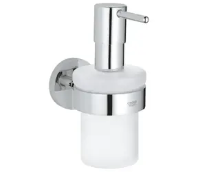 Grohe QuickFix Start - Seifenspender mit Halterung Glas/Chrom 