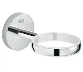 Grohe BauCosmopolitan - Glas-/Seifenhalter, verchromt 