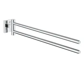 Grohe QuickFix Start Cube - Doppelhandtuchhalter - Länge 44 cm, Chrom 