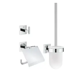 Grohe QuickFix Start Cube - WC-Zubehörset 3-in-1, Chrom 