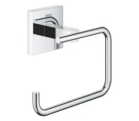 Grohe QuickFix Start Cube - Toilettenpapierhalter, verchromt 