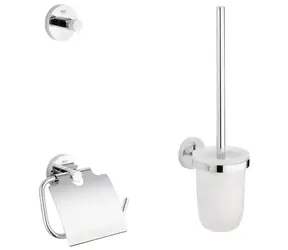 Grohe Essentials - 3-in-1 WC-Zubehörset, Chrom