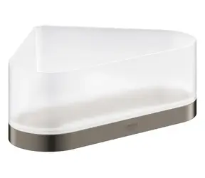 Grohe Selection - Duschwanne mit Halterung, Eckform, gebürstetes Graphite 