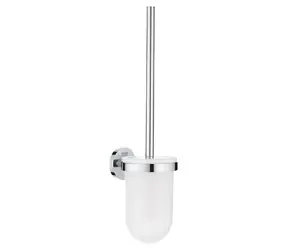 Grohe QuickFix Start - Wand-WC-Bürste mit Halterung aus Glas/Chrom 