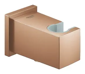 Grohe Euphoria Cube - Wandwinkel mit Halterung, gebürstet, Warm Sunset 
