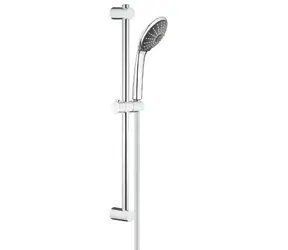 Grohe Vitalio Joy - Duschkopf-Set | 3 Strahlarten | Stangen und Schläuche verchromt 