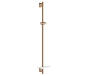 Grohe Rainshower SmartActive - Duschstange mit Ablage 90 cm, gebürstet, Warm Sunset 